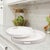 White Lacquer Round Wood Tray Set For Sale - Image 11 of 11