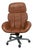 Leather Presidential Desk Swivel Chair, 1970s For Sale