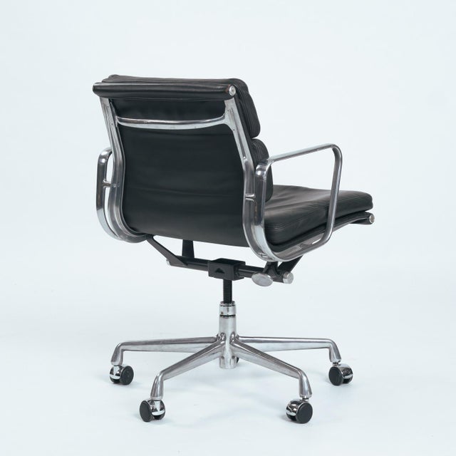 Herman Miller Brown EW418 Softpad Desk Chair by Charles and Ray Eames for Herman Miller For Sale - Image 4 of 18