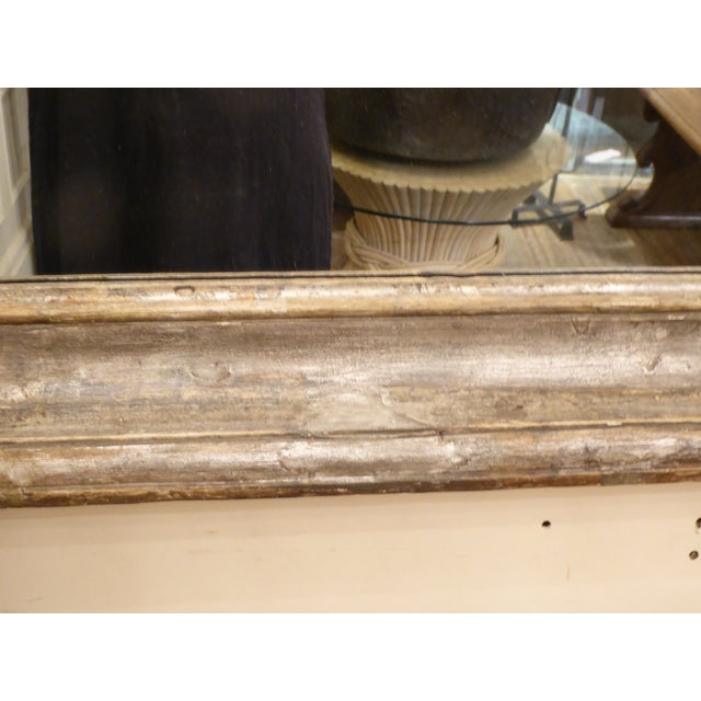 Wood 19th Century Italian Silvered Mirror For Sale - Image 7 of 8