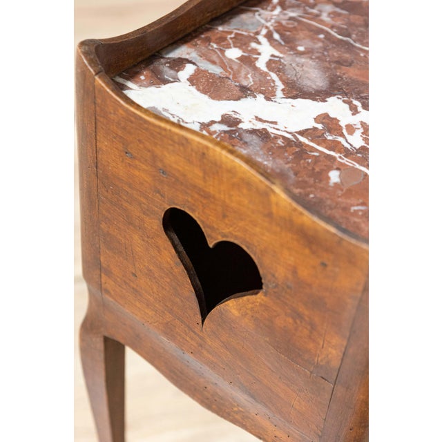 French 19th Century French Chevet Table For Sale - Image 3 of 11