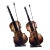 Vintage Decorative Ornamental Metal Sculpture Violin With Bow - a Pair For Sale