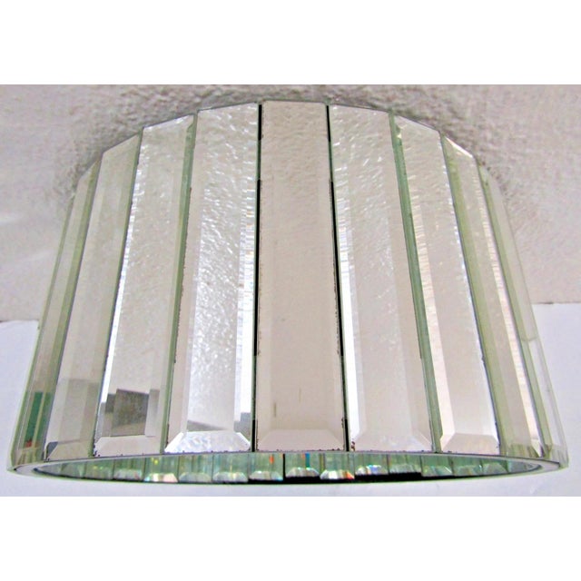 Glass Matching Pair of Howard Elliott 99176 Prism Mirror Round Wall Decor Planter For Sale - Image 7 of 9