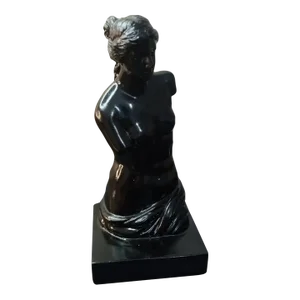Exquisite New Austin Sculpture Black Venus De Milo Figurine From Mexico