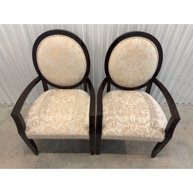J. Robert Scott Arm Chairs- Set of 2 For Sale - Image 10 of 11