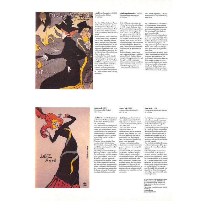 Paper "Posterbook Henri De Toulouse-Lautrec" 1992 For Sale - Image 7 of 10