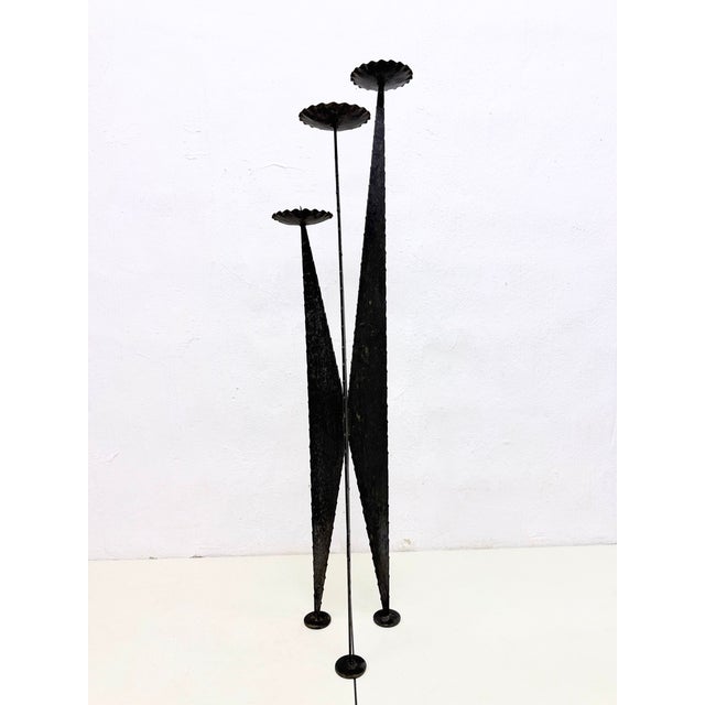 Large Brutalist Candlestick, 1960s For Sale - Image 10 of 10