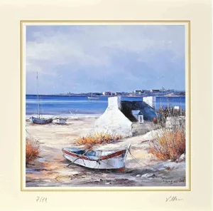 After Nicholas Verrall, Seascape, Lithograph, Late 20th Century