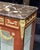 Louis XV Marquetry Bedside Cabinet With Glass Door, Marble Top & Gold Accents For Sale - Image 4 of 9