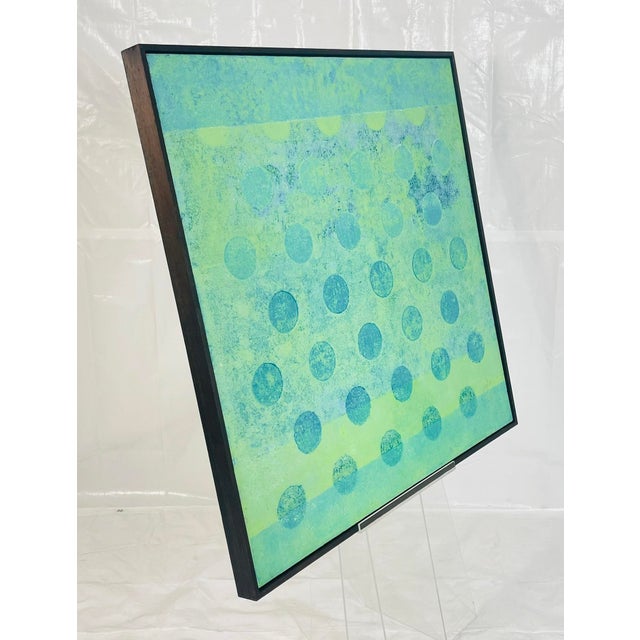 Marco Schidli “Dots” A483 Abstract Painting, Acrylic on Canvas 2019 For Sale - Image 4 of 18