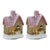 Celebrate the season with this charming set of LED Lighted Houses, featuring frosted glass and hand-painted snowman and...