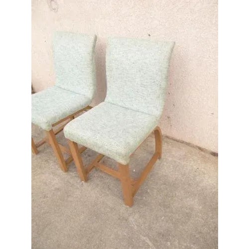 Gilbert Rohde Gilbert Rohde Heywood Wakefield Art Deco Bentwood Side Chairs - A Pair For Sale - Image 4 of 11