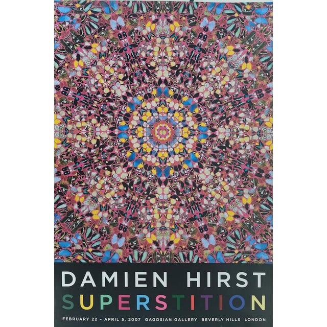 Blue Superstition Poster from Damien Hirst For Sale - Image 8 of 8
