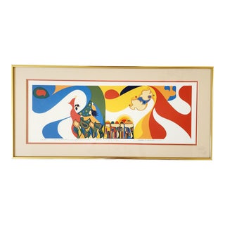 Mordechai Rosenstein "Solomon's Song of Songs" Framed Serigraph For Sale