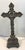 Silver Gorgeous Free Standing Pewter Crucifix For Sale - Image 8 of 10