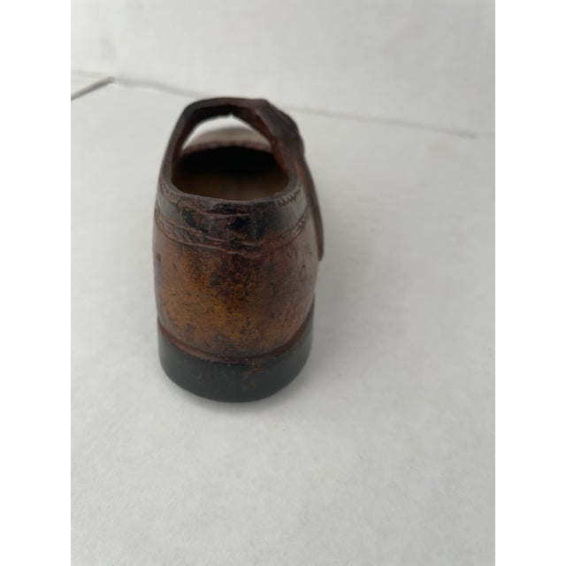 Bronze 1960s Bronze Maryjane Shoe Sculpture For Sale - Image 8 of 12