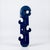 Vertical Wall Coat Hanger in Blue Molded Plastic by Visiva Milano, Italy, 1970s For Sale - Image 13 of 16