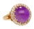 Contemporary Gia Cert. 14.56 Carat Purple Star Sapphire No Heat Sri Lanka Sunburst Ring, Size 6 For Sale - Image 3 of 5