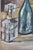 Mid-Century Modern Jordi Maragall, Still Life with Bottles, 1977, Oil Painting on Canvas, Framed For Sale - Image 3 of 10