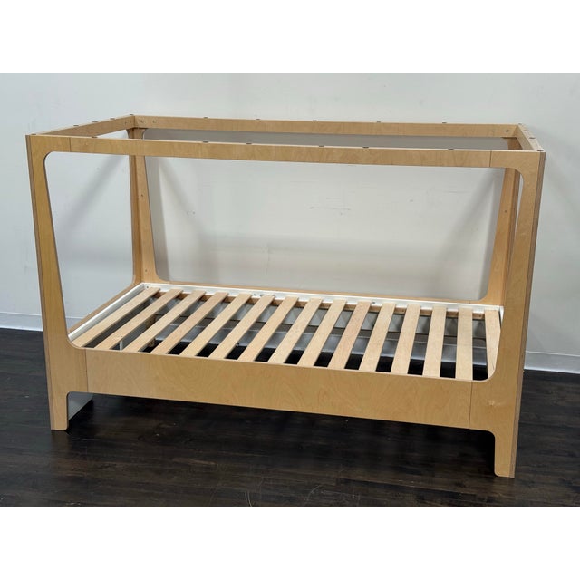 Modern Twin Size Oeuf Perch Nest Bed Frame For Sale - Image 3 of 12