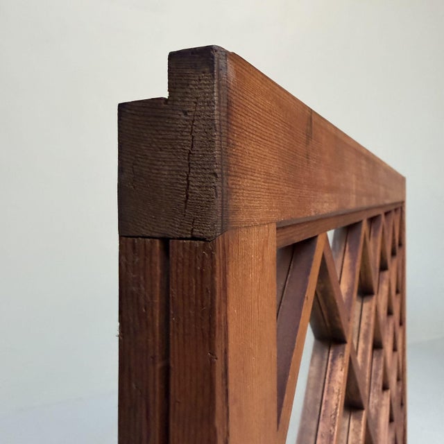 Vintage Japanese Kōshi Panel with Glass, 1950s For Sale - Image 15 of 18