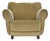 Danish Oak Relax Armchair with Velour Upholstery, 1960s For Sale
