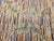 Vintage American Hand-Hooked Rug, Geometric Pattern, Wool & Cotton, American Folk Art, 3x4 For Sale - Image 18 of 18