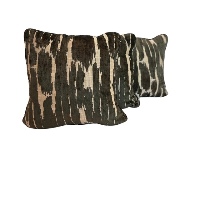 Textile Schumacher Gibson Custom Pillow For Sale - Image 7 of 8