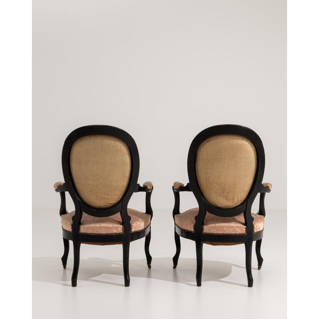 Pair Of Louis Philippe Armchairs For Sale - Image 10 of 12