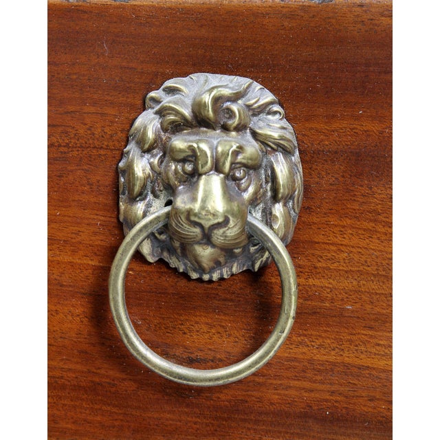 Early 19th Century Regency Mahogany Canterbury For Sale - Image 4 of 9