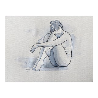 Held in Rest Figurative Painting by Tawna Allred For Sale