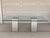 1980s Large 1980s Karl Springer Style Mirrored Pedestal Dining Table, Thick Beveled Glass Top, Postmodern Hollywood Regency Table for 8 For Sale - Image 5 of 6