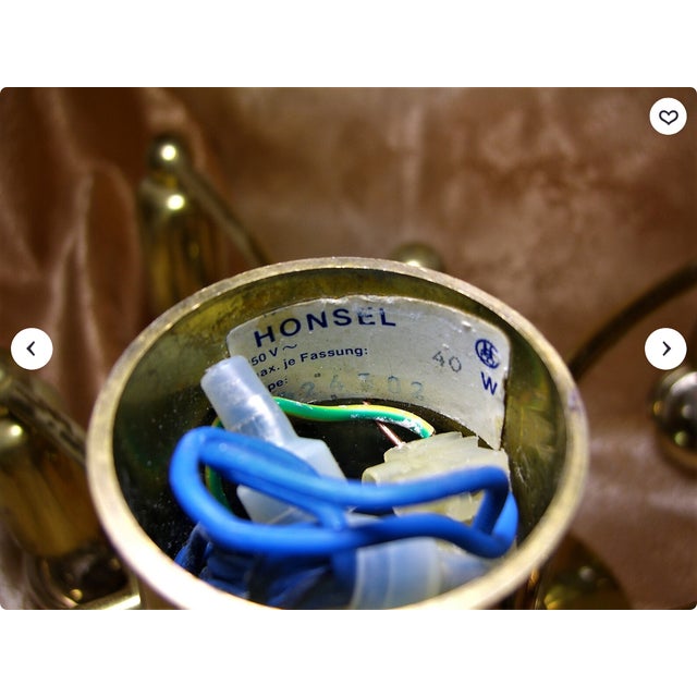 Modern Art Deco Modernist Sputnik 12-Light Ceiling Light from Honsel, 1980s For Sale - Image 3 of 5