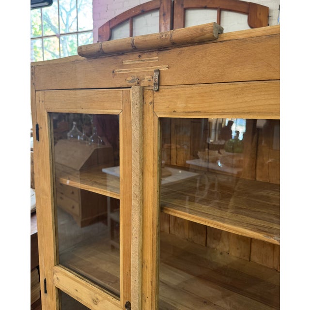 Vintage Salvaged Wood Cabinet For Sale - Image 4 of 11