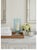 2000 - 2009 Vintage Light Aqua Hobnail Glass Hurricane Lantern on Clear Pedestal Base For Sale - Image 5 of 12