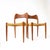 This iconic teak designer pair by Arne Hovmand Olsen bears the model number MK 212. Dating from the late 1950s, they...