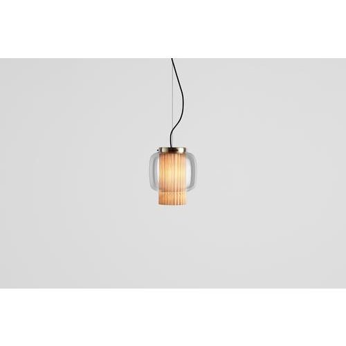 Manila t pe by sebastian herkner an incredibly elegant combination of artisanal blown glass and a plissé textile diffuser....