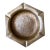Vintage Hexagonal Hammered Copper Ashtray For Sale