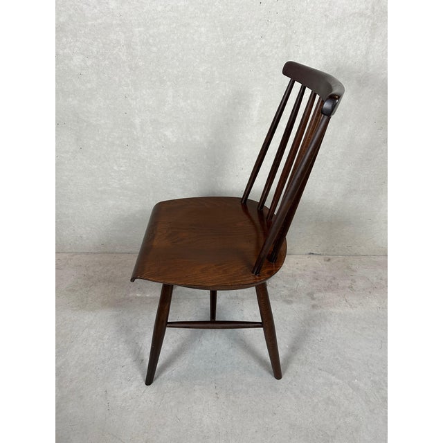 Wood Vintage Bar Chairs, Set of 4 For Sale - Image 7 of 12