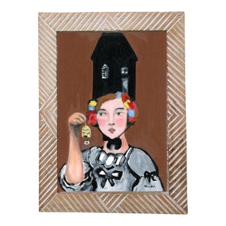 Beekeepers Daughter Inseparable Iiiv Mid Century Modern Portraits by Alexandra Swistak For Sale