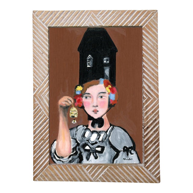 Beekeepers Daughter Inseparable Iiiv Mid Century Modern Portraits by Alexandra Swistak For Sale