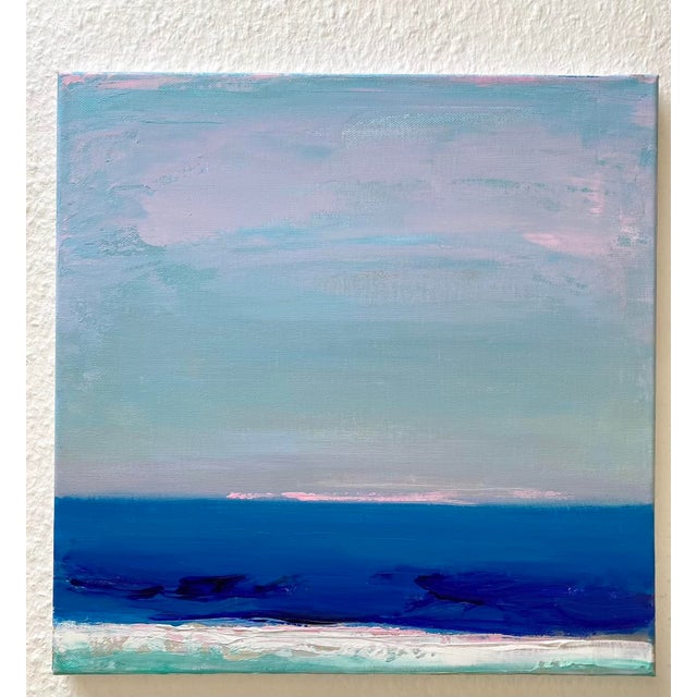 Contemporary Gyunay Aliev, Blue Sea, Acrylic on Canvas For Sale - Image 3 of 4