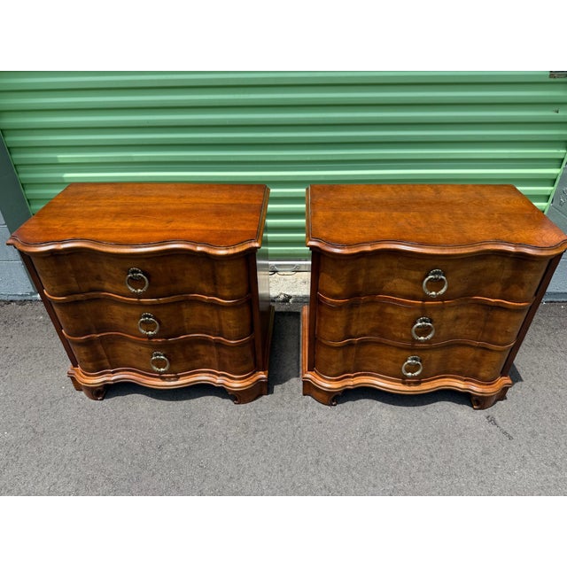 Pair of Century Furniture Oversized Nightstands/Chests For Sale - Image 11 of 11