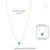 Minimalist Natural Zambian Emerald Solitaire Pendant Necklace in 14k Yellow Gold For Sale - Image 9 of 13