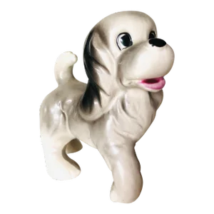 Vintage Porcelain Spaniel Puppy Dog Figurine
