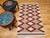 1900 - 1909 Vintage Native American Navajo Rug, Handwoven Wool, Allover Diamond Pattern, 3x5 For Sale - Image 5 of 15