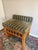 1970s Vintage Bamboo & Rattan Upholstered Stool For Sale - Image 5 of 9