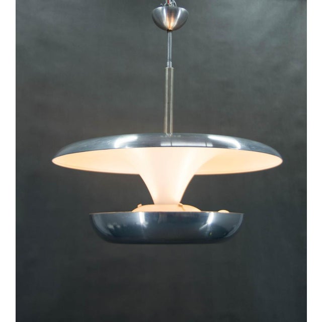 Large Bauhaus Pendant Light attributed to Ias, 1920s For Sale - Image 13 of 15