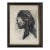 Portrait of Woman, Unknown Artist Charcoal on Paper, Signed 'navarra' L.r. For Sale