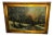 Early 20th Century Winter Landscape Oil Painting by Ira Remsen, Framed For Sale